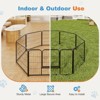 Musment Dog Playpen Indoor Fence 16Panel 40" Height Metal Exercise Pen with Door Small Puppy/Medium/Large Dogs Animal Pet for Outdoor, Garden, Yard - 2 of 4