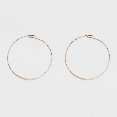 A New Day Large Thin Hoop Earrings