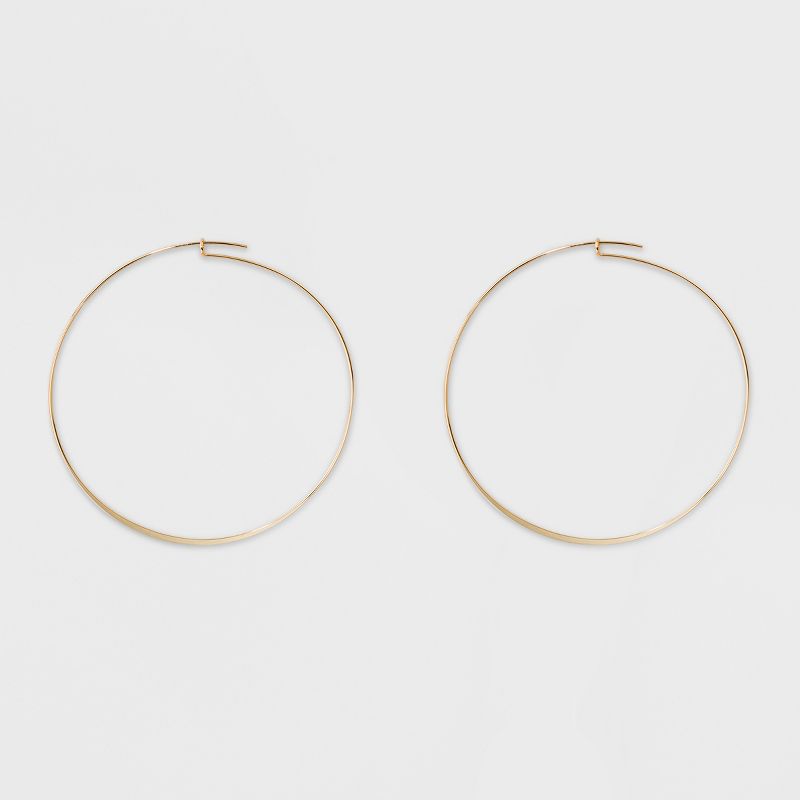 Large Hoop Earrings - A New Day&#8482; Gold, 1 of 2