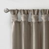 PAGED Curtains Twist Tab Lined Window Curtain Panel Privacy Assured with Light Filtering for Bedroom, Living Room, L120, Pewter - 3 of 4