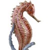 SPI Home Brass Large Seahorse with Coral – 18" Tall Ocean-Inspired Coastal Accent Sculpture - 2 of 3