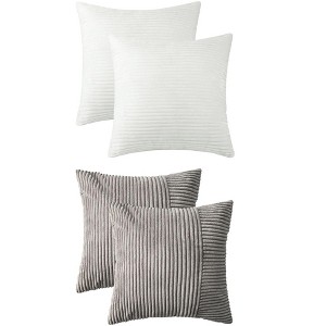 REGALWOVEN 4 Pcs Modern Couch Sofa Home Pillow Covers 18" x 18" - 1 of 4
