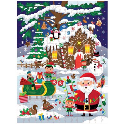 300-Piece Large Jigsaw Puzzle Christmas Holiday Winter Wonderland Puzzle Set