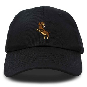 Dalix Dachshund Embroidered Cotton Dad Hat Casual Adjustable Baseball Cap for Dog Lovers Womens - 1 of 4