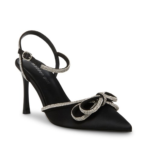 Dreamyy Black Suede Square Toe Ankle Strap High Heel Sandals