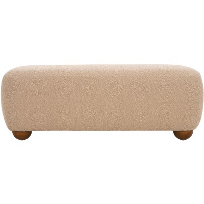 Whitley Rectangular Ottoman With Wood Legs - OTT1302 - Safavieh