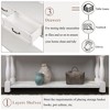 XIYUYEU Retro Console Table for Entryway,3 Drawers & 1 Bottom Shelf,Sofa Table for Living Room,Entrance,Hallway - 4 of 4