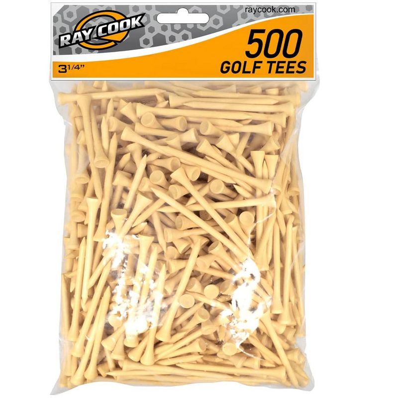 Ray Cook Golf 3 1/4" Tees (500 Pack), 1 of 2