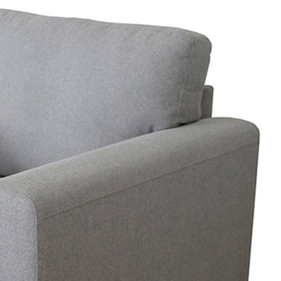 Kyrene 41" Light Gray Linen Wood Accent Chair