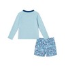 Andy & Evan  Toddler  Shark Graphic Rashguard Set - 2 of 4