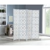 NicBex 4-Panel Room Divider Modern Folding Fabric Privacy Screen with Wood Legs for Home & Office - 2 of 3