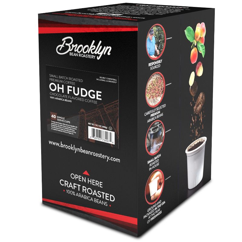 Brooklyn Bean Oh Fudge Coffee Pods, 3 of 7