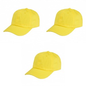 3 Pack Cotton Dad Hats Classic Low Profile Adjustable Caps - 1 of 4