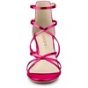 Allegra K Women's Strappy Crisscross Adjustable Buckle Strap Block Heels Sandals - 2 of 4