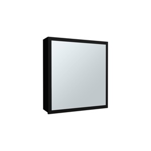 GlasFlength Decorative Wall Mirrors Medicine Cabinet Accent Mirror Wall Mounted Mirror Storage Cabinet for Bathroom Wall, Black, 20"*6"*22" - 1 of 4