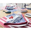 Beachcombers 29.5" x 59" Patriotic Red White & Blue American Flag Starfish Stars & Stripes Decorative Beach Towel - 3 of 3