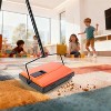 Manual Carpet Sweeper for Pet Hair, Dual Brush Lightweight Push Broom for Classrooms and Rugs, Non-Electric with Easy-Dump Dustbin - 4 of 4