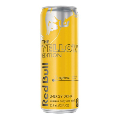 Red Bull Yellow Edition Tropical Punch Energy Drink - 12 fl oz Can