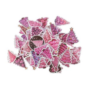 Unique Bargains Waterproof Stickers Colorful 1.57"-3.15" 50 Pcs - 1 of 4