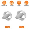 Unique Bargains Aluminum Alloy Nonstick Coating Removable Bottom Durable Round Cake Pan 1 Set - 3 of 4
