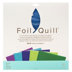 We R Foil Quill 12"X12" Foil Sheets 15/Pkg - 1 of 3