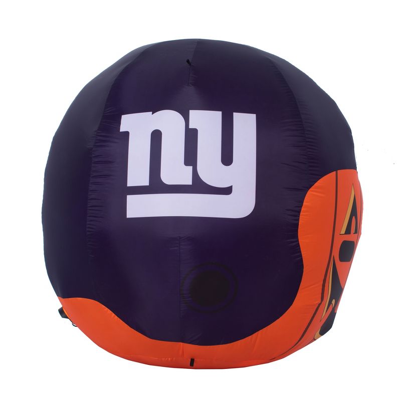 NFL New York Giants Inflatable Jack O' Helmet, 4 ft Tall, Orange, 3 of 5