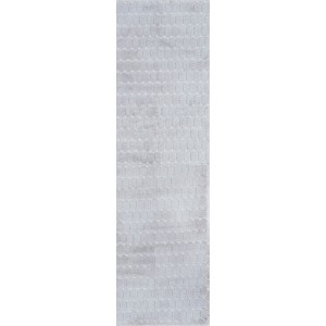 Nuloom Nia Cozy Plush Tile Faux Rabbit Pet Friendly Premium Machine Washable Area Rug - 1 of 4