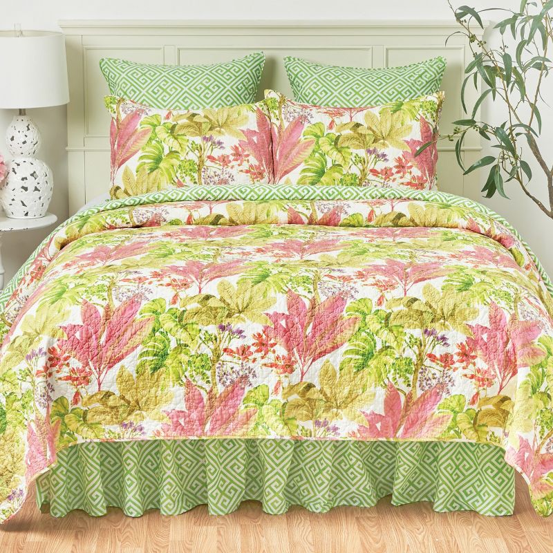 C&F Home Moana Tropical Cotton Quilt Set  - Reversible and Machine Washable, 4 of 8