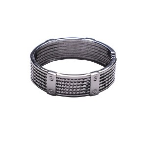 Women's Screwed Rope Bracelet - Silver - 1 of 4