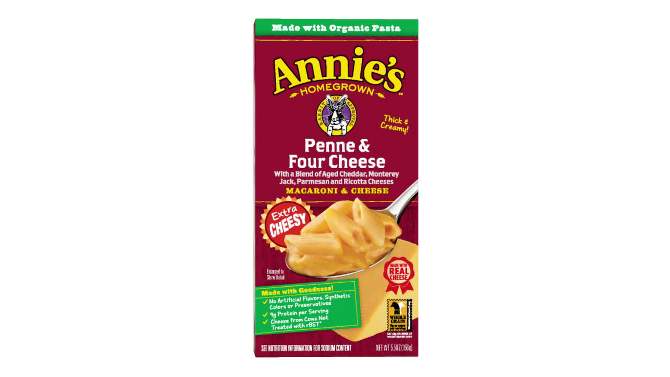 Annie&#39;s Four Cheese Macaroni &#38; Cheese - 6oz, 2 of 10, play video