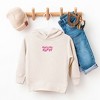 The Juniper Shop Embroidered Choose Happy Smiley Face Toddler Graphic Hoodie - 2 of 3