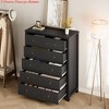 Nursery 4/5 Drawers Dresser for Bedroom, 37Inch/45 Inch Tall Chest of Drawers, Modern Clothes Storage Cabinet & TV Stand, Wood Drawer Organizer - 3 of 4
