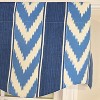 RLF Home 100% Cotton Sonar Provance  Fully lined Windows Rod Pocket Valance 50" x 15"  Blue - 3 of 4