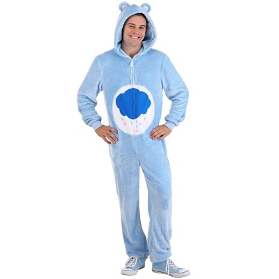 Halloweencostumes.com Small Care Bear Grumpy Bear Adult Jumpsuit., Blue ...