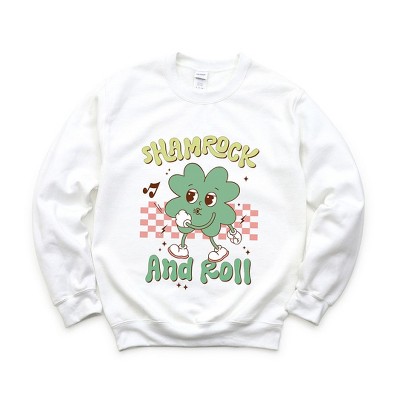 Simply Sage Market Women's Graphic Sweatshirt Shamrock And Roll
