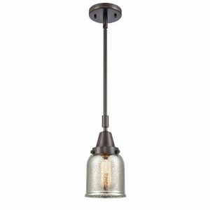 Bell - 1 Light Stem Hung Mini Pendant In Industrial Style-11.13 Inches Tall and 5 Inches Wide - 1 of 1
