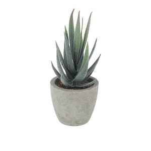 Unique Bargains Artificial Plants Mini Aloe-Vera in Pulp Plastic 2.76"x2.76"x5.51" 1 Pc - 1 of 4