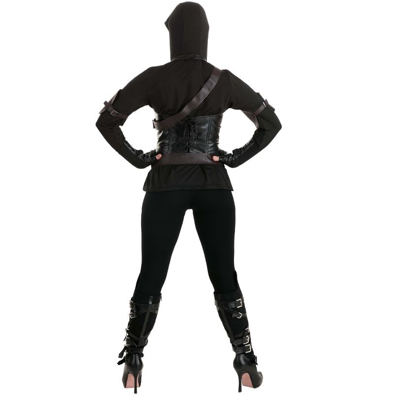 HalloweenCostumes.com Women's Ninja Assassin Costume, 3 of 5