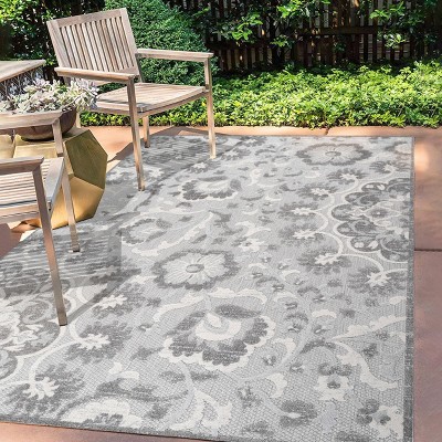 Gordes Paisley High-Low Indoor/Outdoor Area Rug - JONATHAN Y