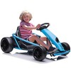 Electric Go Kart for Kids 8–14, 24v with Dual 300w Motors, Impact-Resistant PE Body & Iron Frame, 8.1 MPH, Max Load 155 Lbs, Seat Belt - 2 of 4
