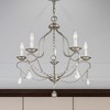 Livex Lighting Chesterfield 5 - Light Chandelier in  Brushed Nickel - 3 of 4