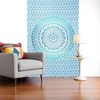 HomeRoots 80" X 56" Blue And White Mandala Cotton Hanging Tapestry - 2 of 4