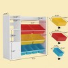 Kids Toy Storage Organizer w/8 Removable Toy Bins & 3 Storage Cubbies, Kids Bookshelf and Toy Storage - 2 of 4