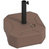 Outsunny Patio Umbrella Base Holder, Outdoor Umbrella Stand Base, Filled Up to 55lbs with Stand or 44lbs with Water for Garden, Poolside - 4 of 4
