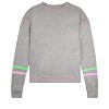 Memoi Girls Boxy Striped Long Sleeve T-Shirt - 3 of 3
