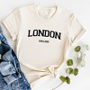 Simply Sage Market Women's London England Varsity Short Sleeve Graphic Tee - 2 of 4