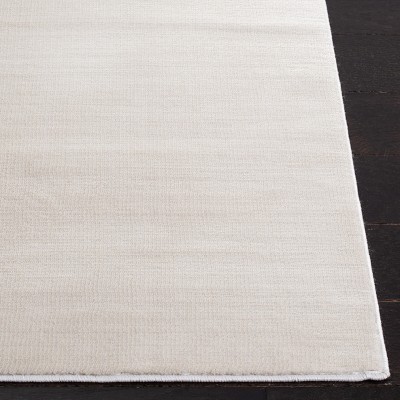 Ivory and Charcoal Abstract Geometric Area Rug