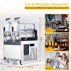 Commercial Grade Dual-Tank Slushy Machine – 12L×2 Capacity, 700W High-Power Frozen Drink Maker with Quick Freeze & Auto-Clean - 2 of 4