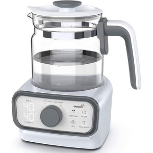 GROWNSY Baby Instant Warmer with LCD Display and Timer, Glass Water Boiler with Accurate Temperature Control for Formula, Coffee and Tea, 1.3L - 1 of 4