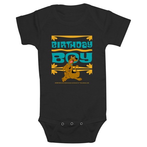 Infant's Scooby Doo Birthday Boy Scooby Onesie - Black - 18 Months : Target